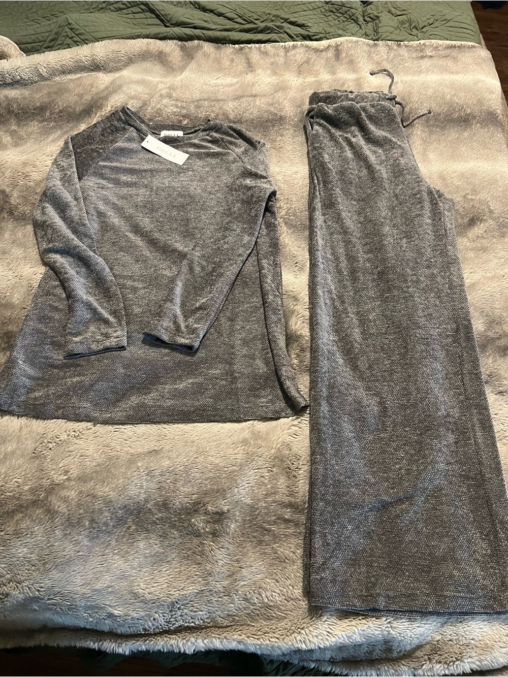 Gray Cozy Two-Piece Set